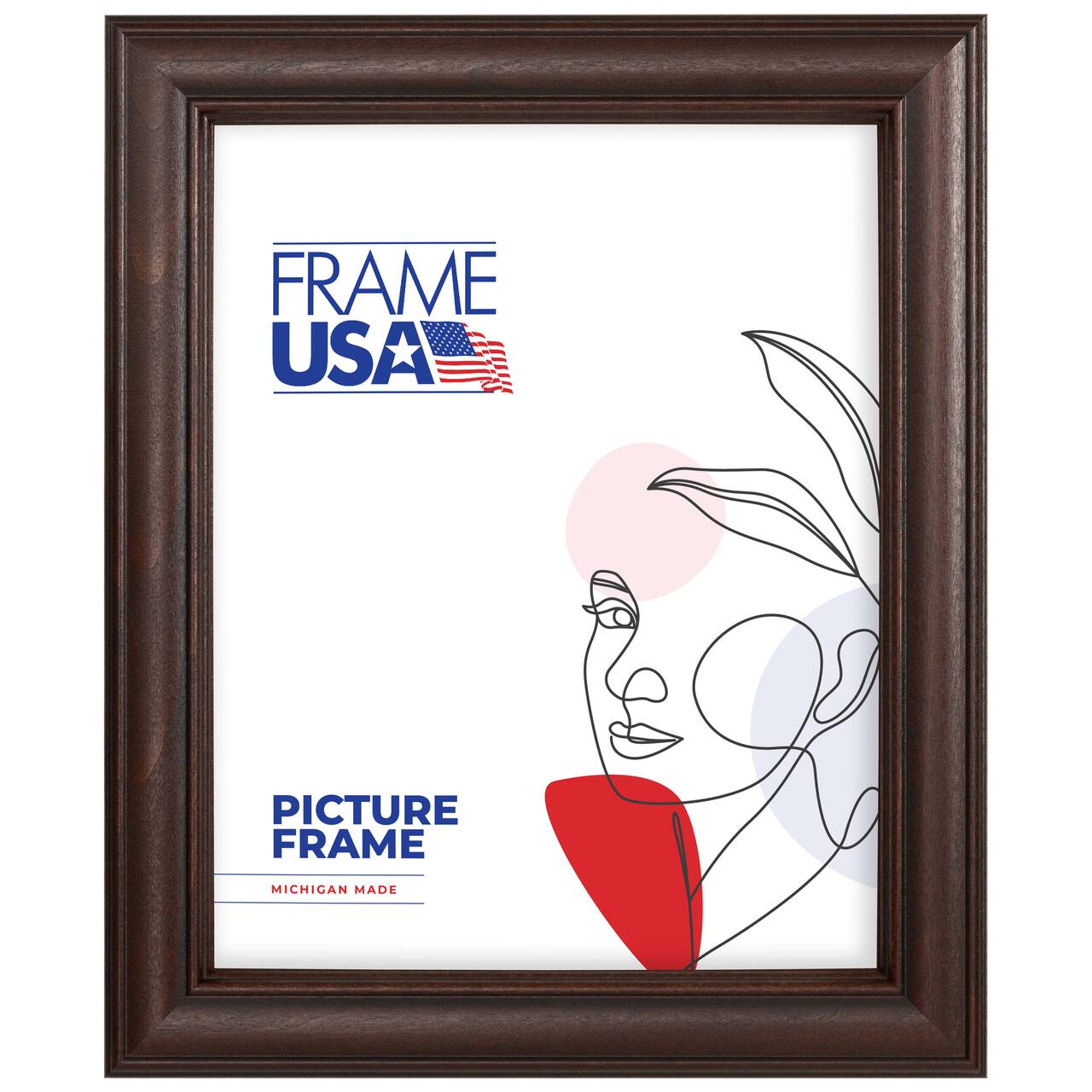 Frame USA Americana Mahogany Single Image Picture Frame